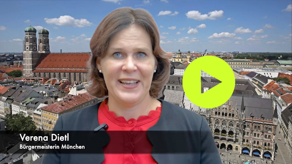 Video: Grußwort von der 3. Bürgermeisterin in München, Verena Dietl

Cookie-Hinweis: 
Sie werden auf die Video-Plattform vimeo.com weitergeleitet.
Beim Abspielen dieses Videos könnten Cookies verwendet werden. Bitte beachten Sie die Datenschutzrichtlinien von Vimeo für weitere Informationen.