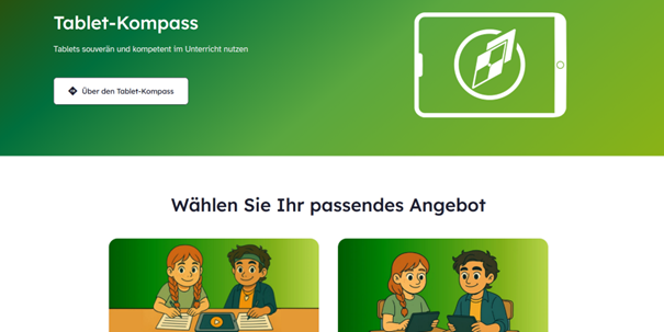 Vorschaubild Tablet-Kompass – Unterrichtsmaterial