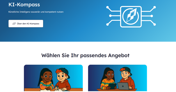 Vorschaubild KI-Kompass – Unterrichtsmaterial vom ISB